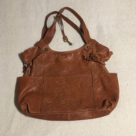 Fossil Leather Shoulder Purse - Picture 3 of 12